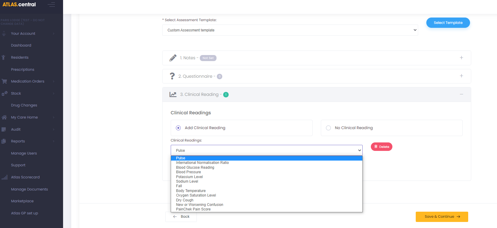 Atlas eMAR Med Plans using Atlas Central – Atlas